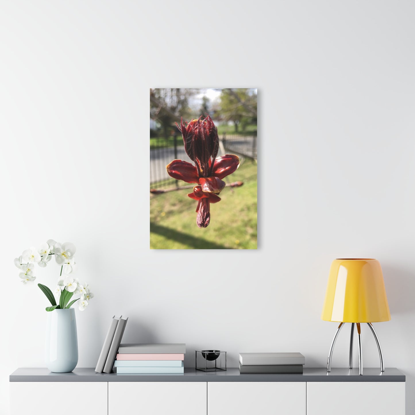 Elegant Acrylic Wall Art Print - Floral Decor, Home Decoration, Unique Gift, Nature Artwork, Modern Design