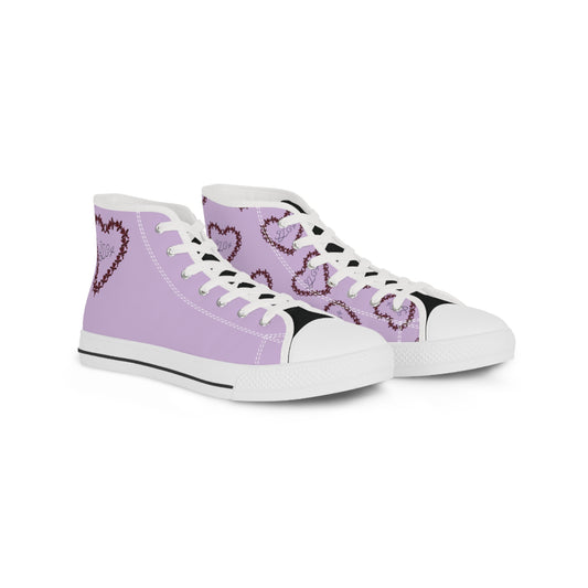 Purple Heart High Top Sneakers