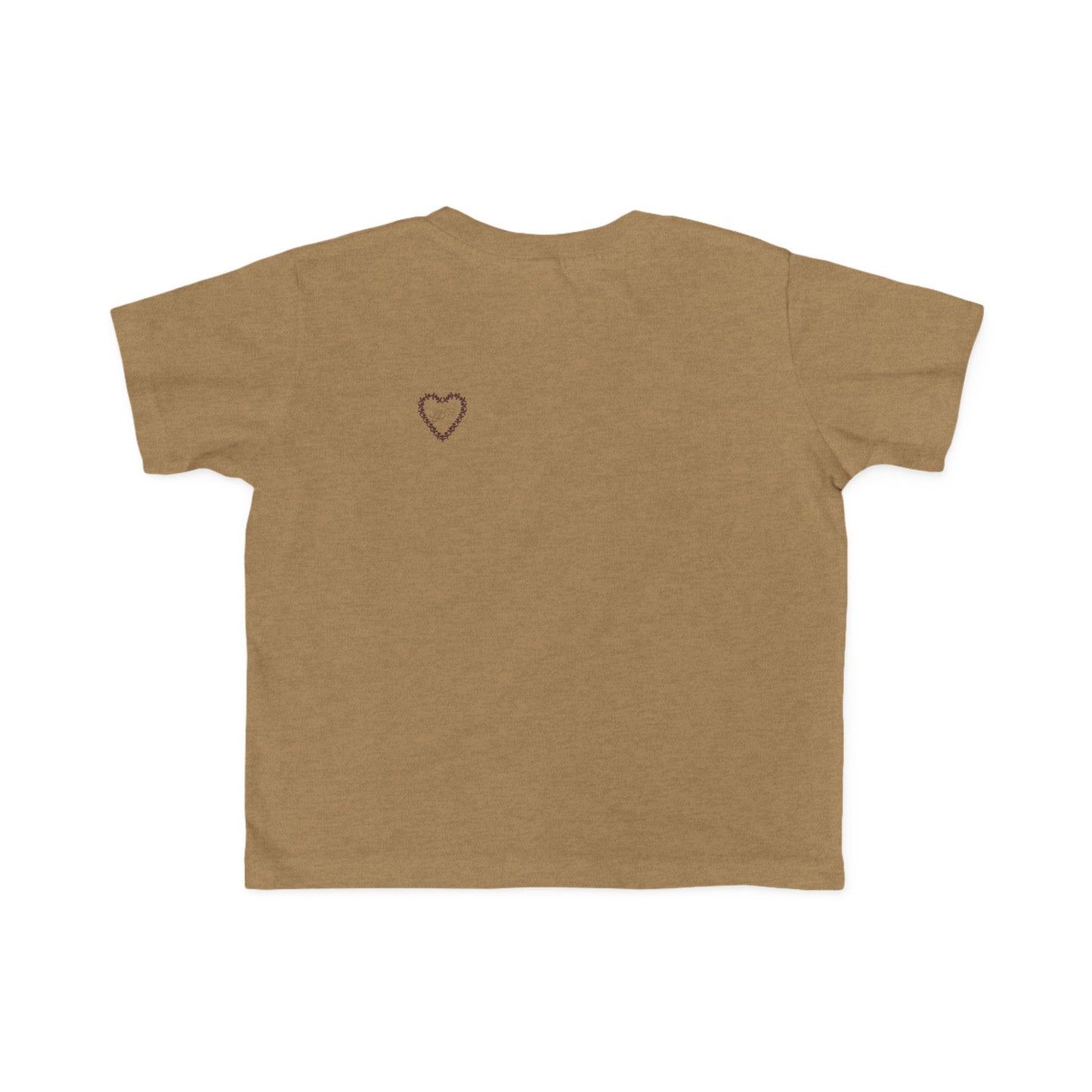 Heart-Shaped Floral Toddler Tee, Cute Kids T-Shirt, Baby Gift, Flower Print Shirt, Toddler Outfit, Party Wear