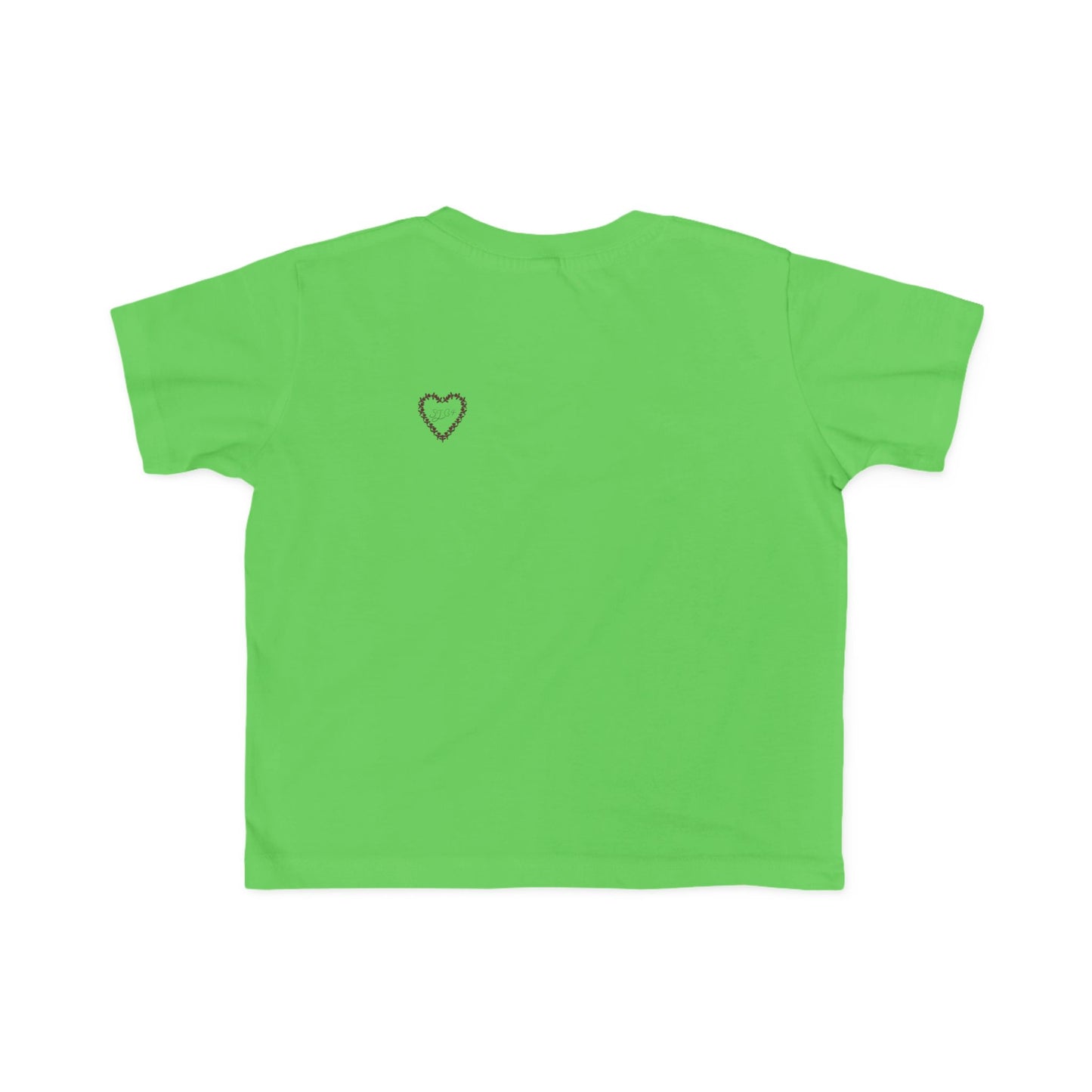 Heart-Shaped Floral Toddler Tee, Cute Kids T-Shirt, Baby Gift, Flower Print Shirt, Toddler Outfit, Party Wear