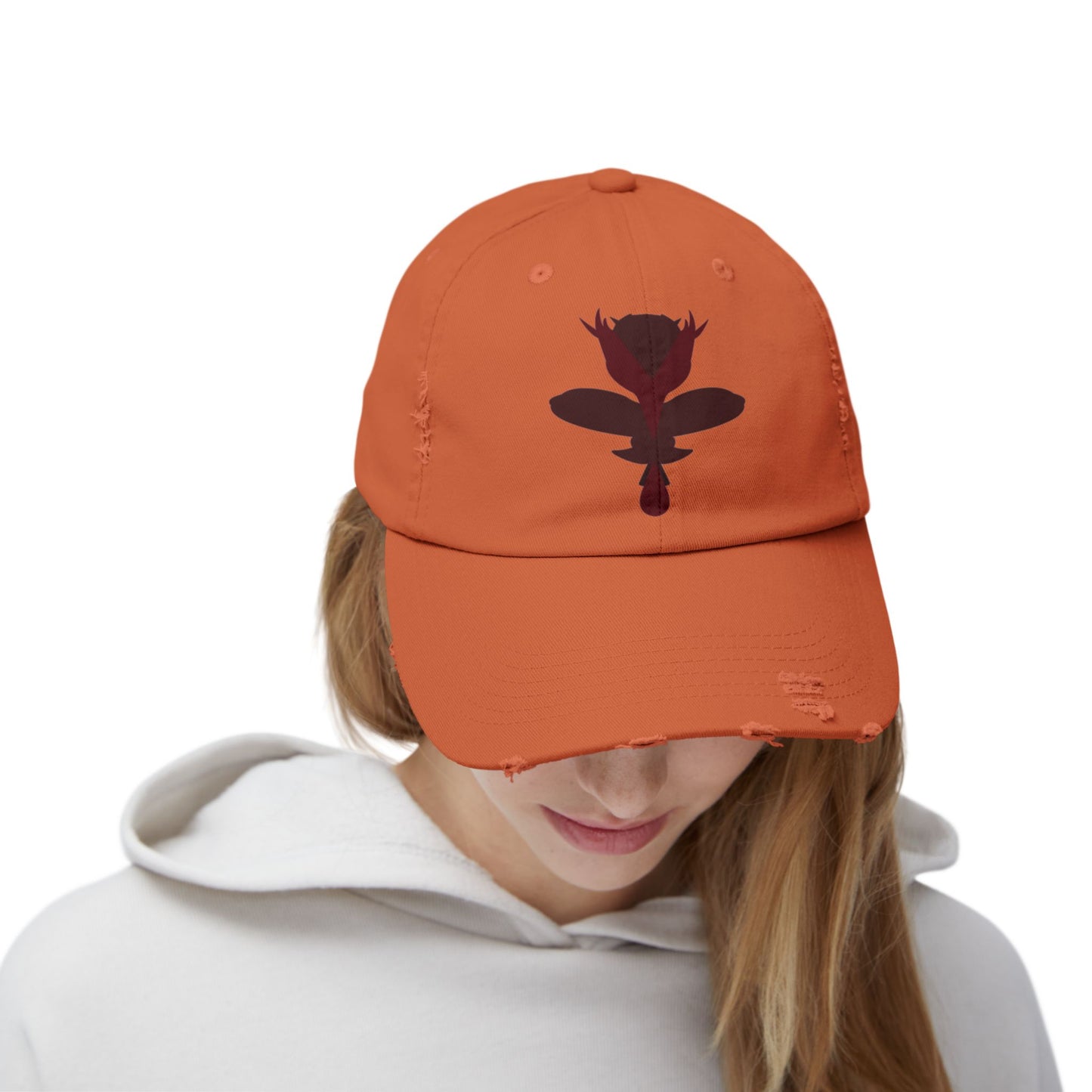 leaf Distressed Cap | Trendy Black Baseball Hat for Casual Outfits, Summer Fashion, Gift for Her, Outdoor Events, Everyday Wear
