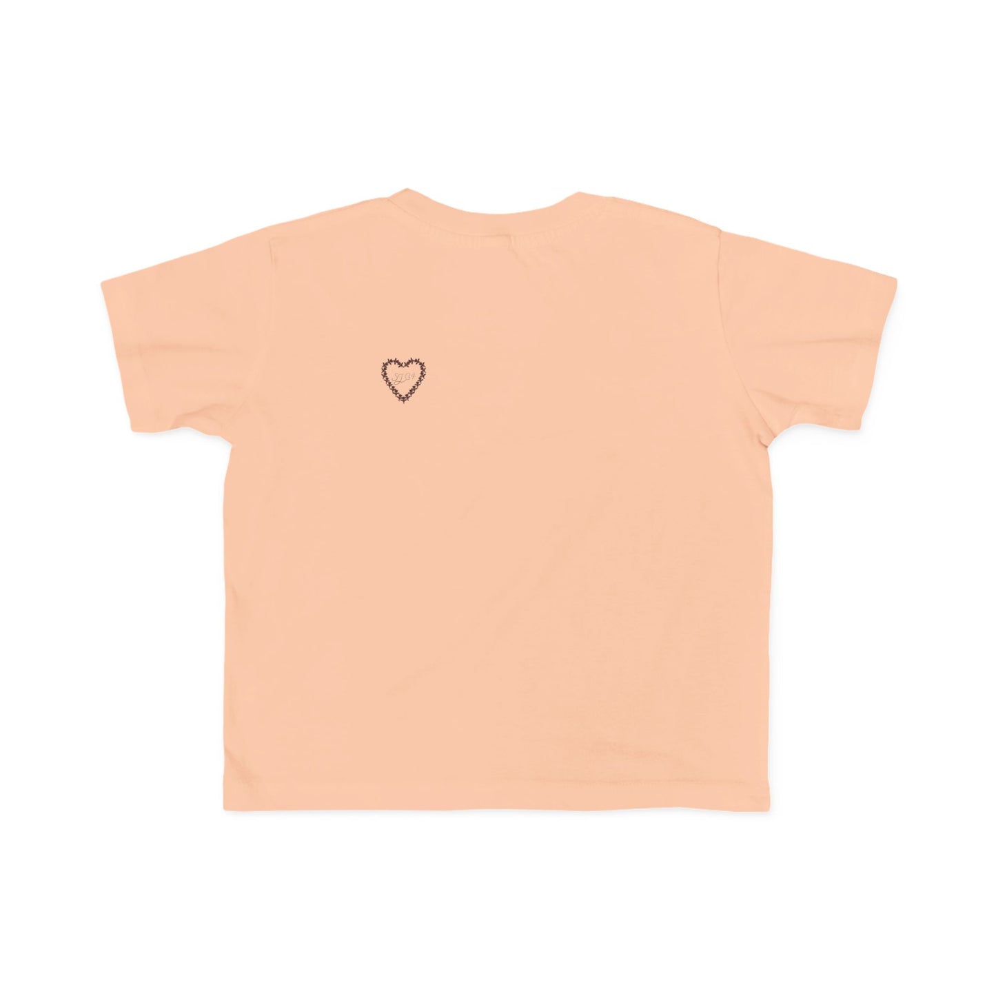 Heart-Shaped Floral Toddler Tee, Cute Kids T-Shirt, Baby Gift, Flower Print Shirt, Toddler Outfit, Party Wear