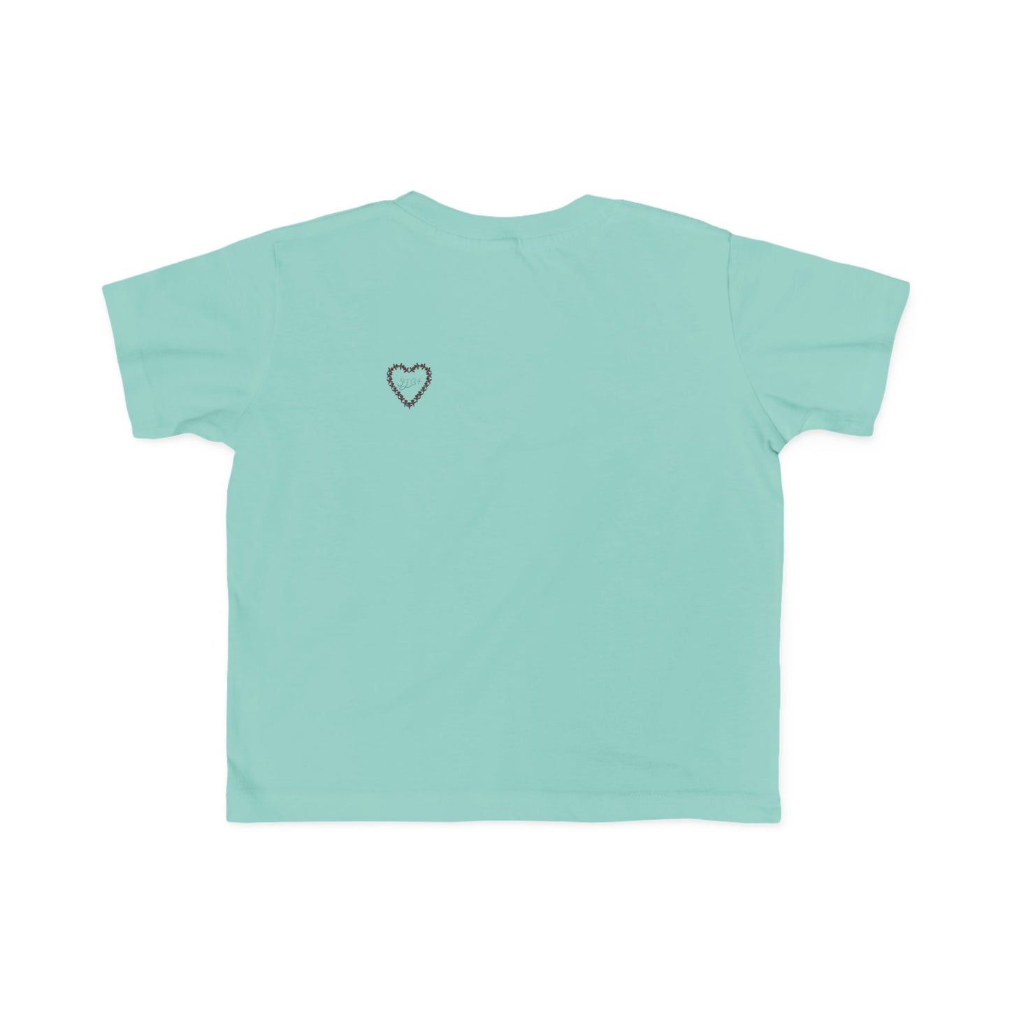 Heart-Shaped Floral Toddler Tee, Cute Kids T-Shirt, Baby Gift, Flower Print Shirt, Toddler Outfit, Party Wear