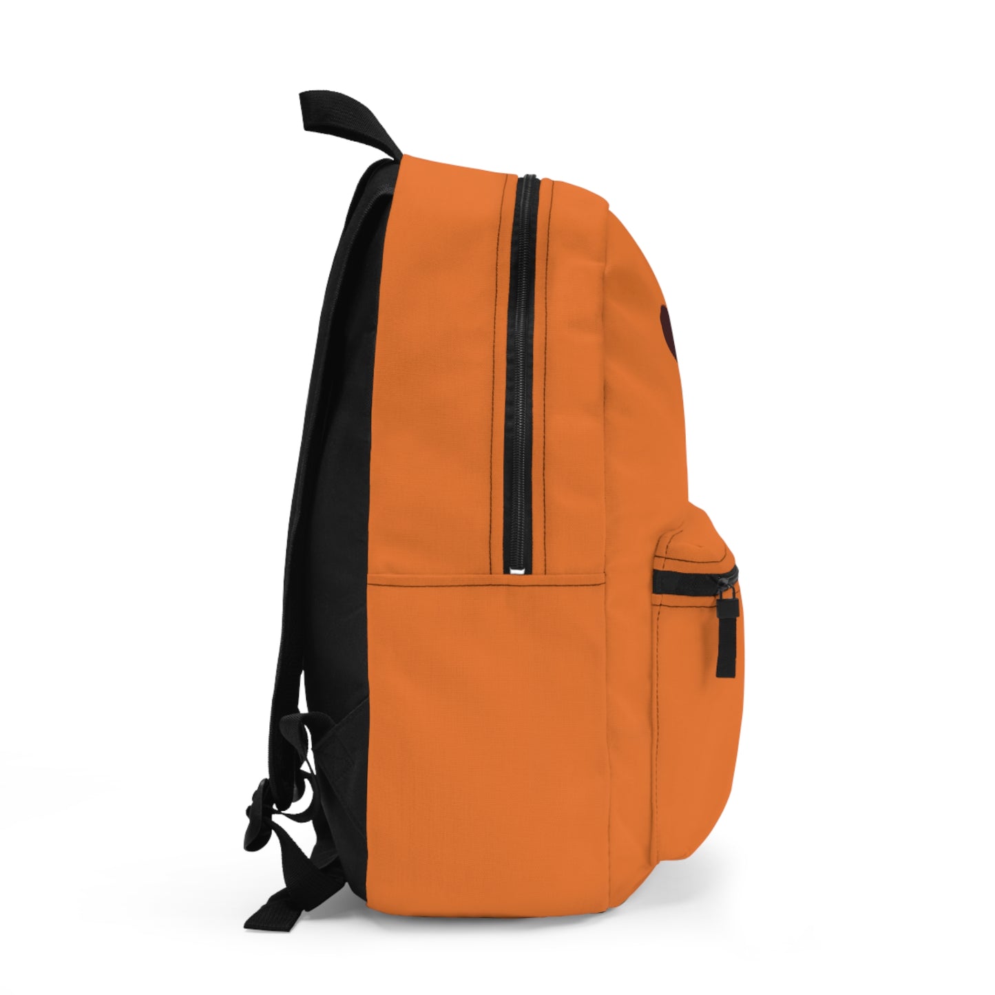 Vibrant Floral Backpack for School, Travel, and Everyday Use, Stylish Orange Bag, Flower Design Backpack, Trendy Student Backpack