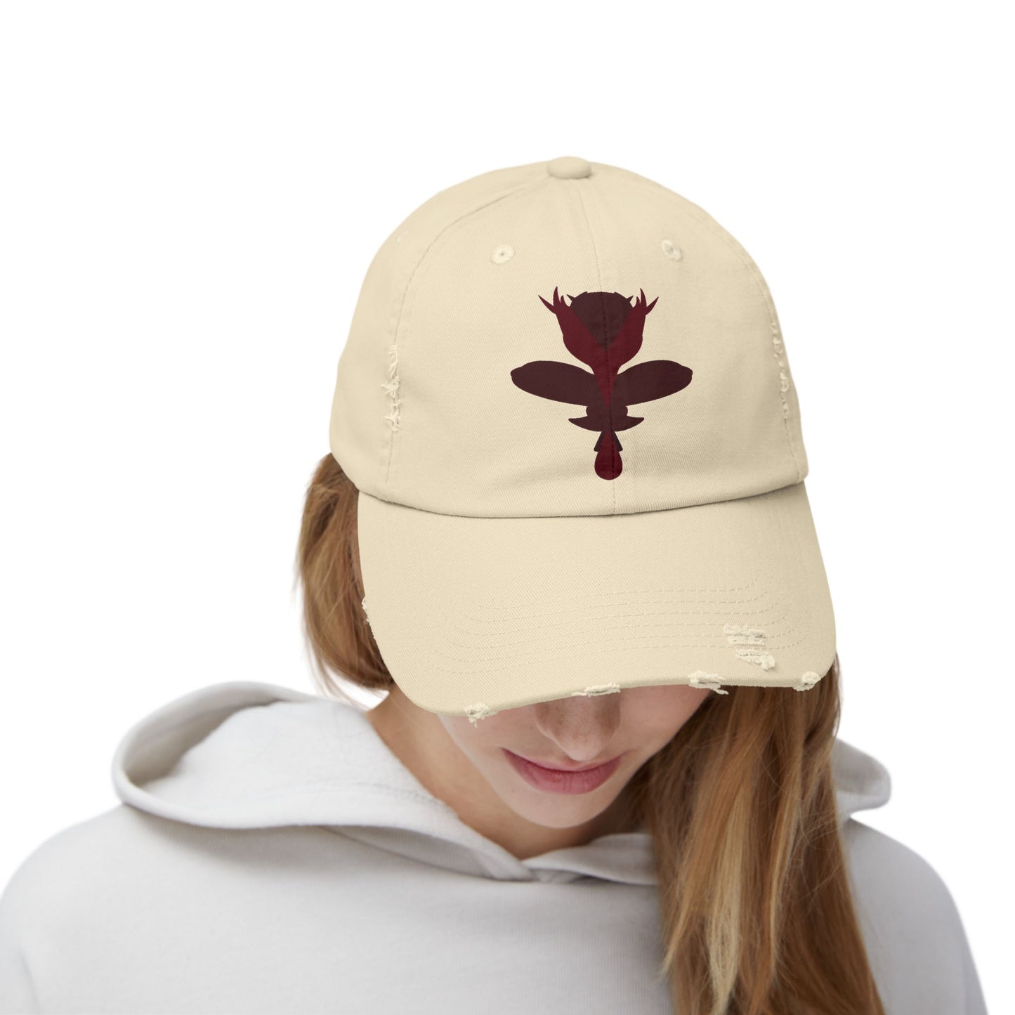 leaf Distressed Cap | Trendy Black Baseball Hat for Casual Outfits, Summer Fashion, Gift for Her, Outdoor Events, Everyday Wear