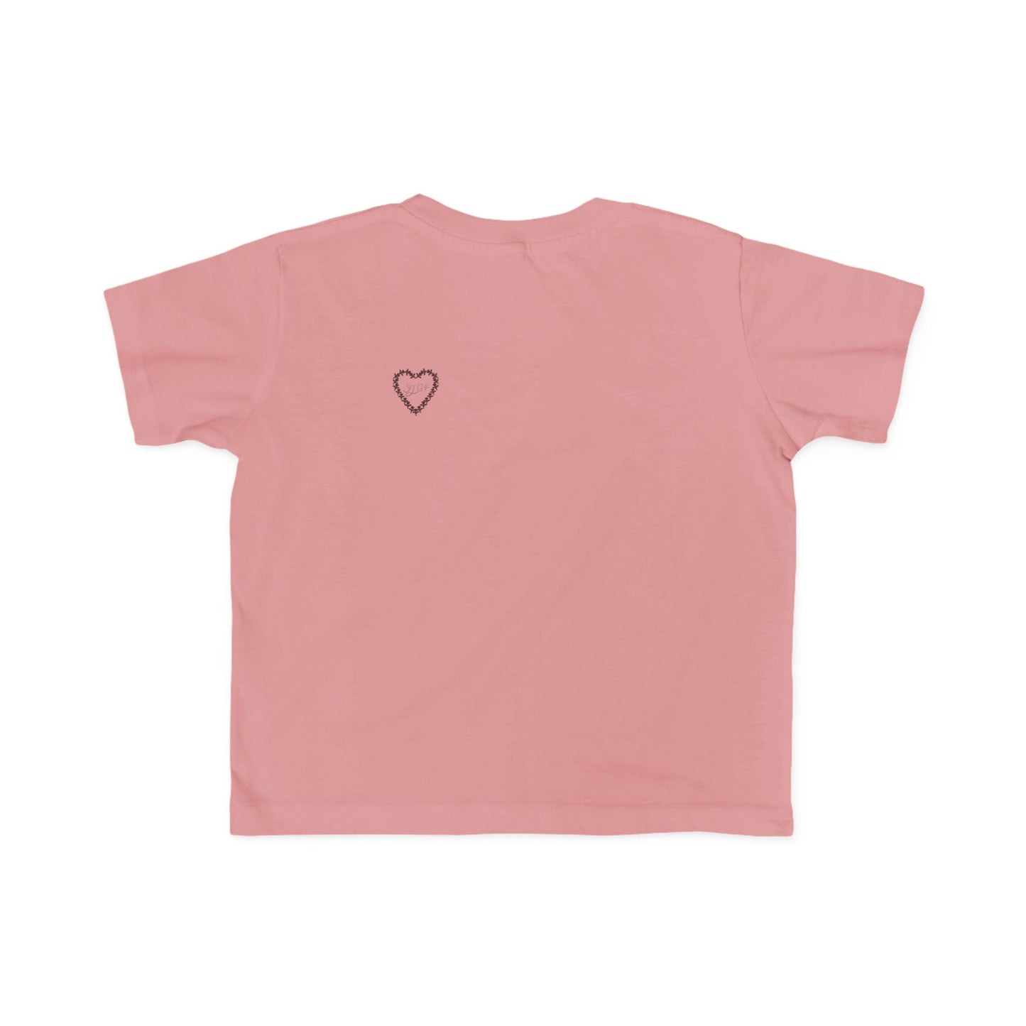 Heart-Shaped Floral Toddler Tee, Cute Kids T-Shirt, Baby Gift, Flower Print Shirt, Toddler Outfit, Party Wear