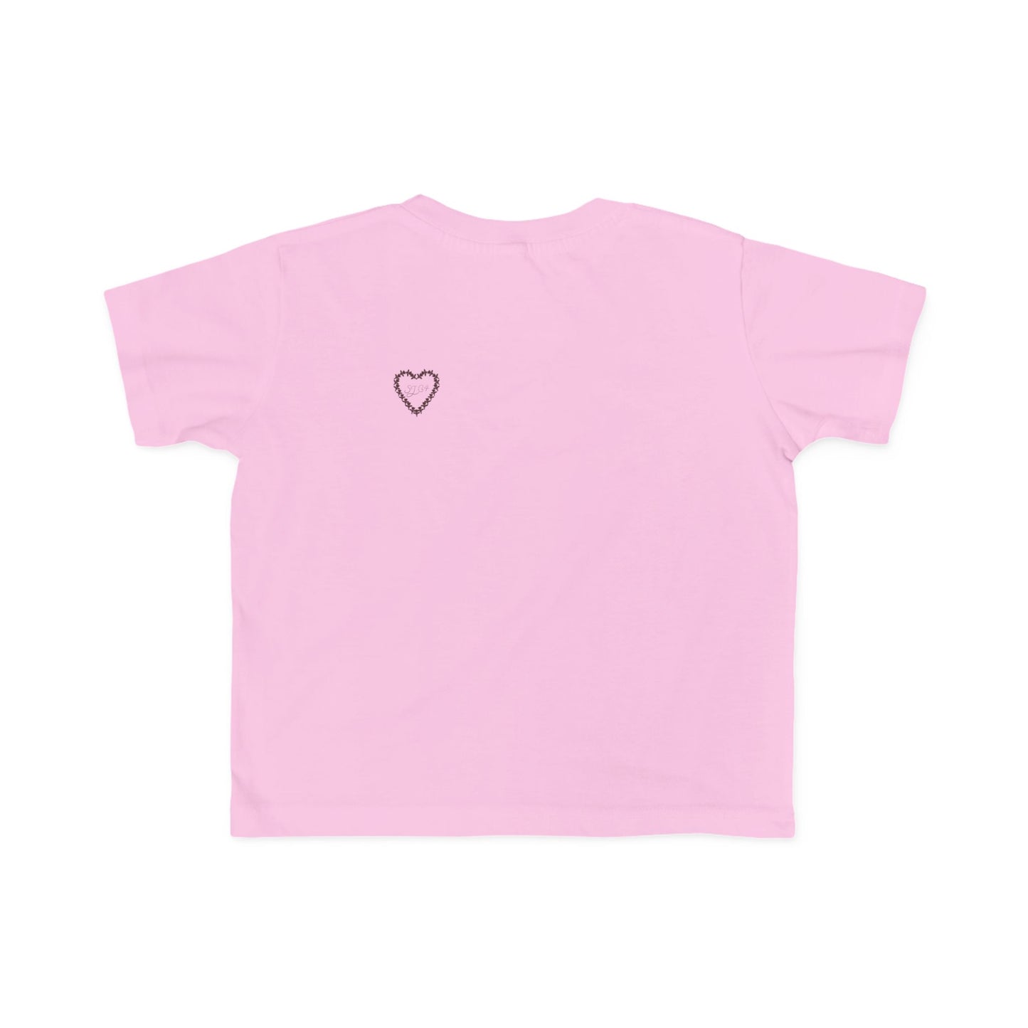 Heart-Shaped Floral Toddler Tee, Cute Kids T-Shirt, Baby Gift, Flower Print Shirt, Toddler Outfit, Party Wear