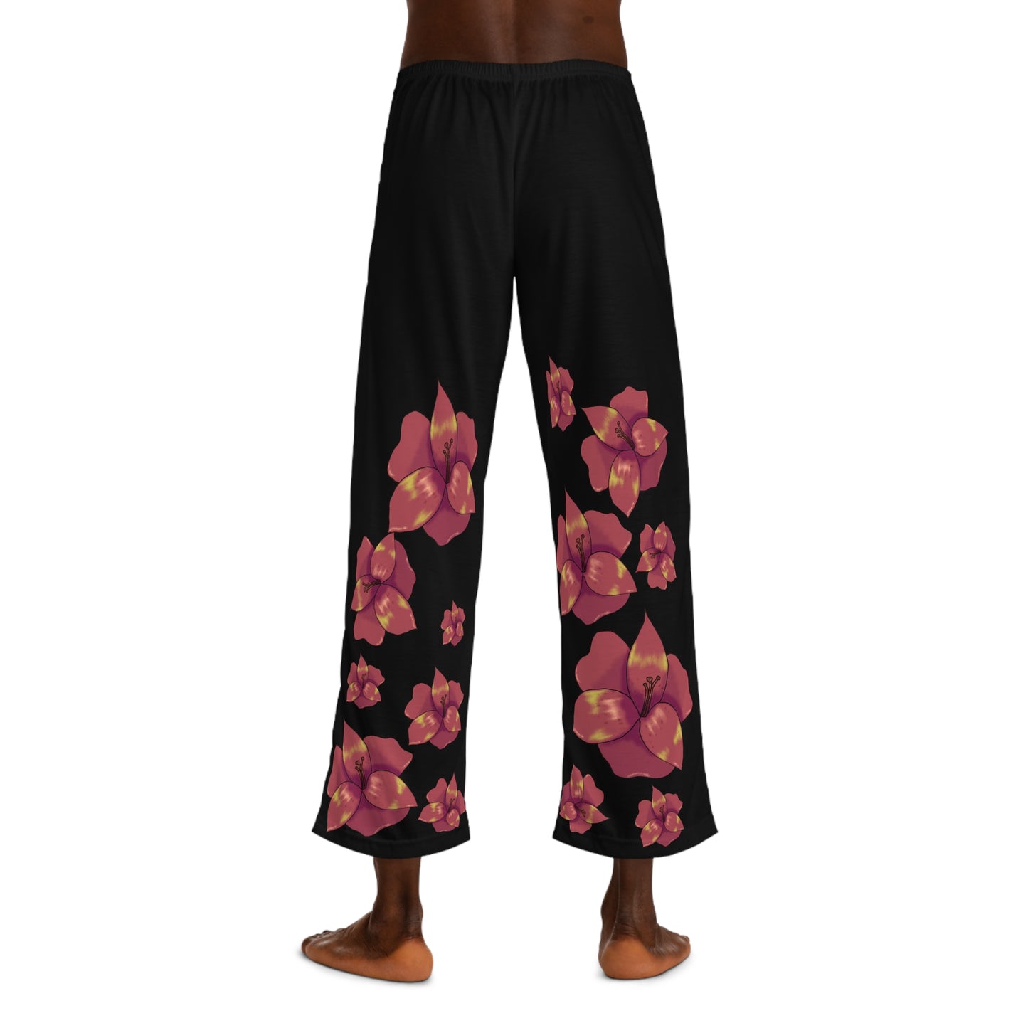 Men's Floral Pajama Pants, Relaxed Lounge Wear, Comfortable Sleep Pants, Gift for Him, Home Wear, Summer Nights, Floral Design