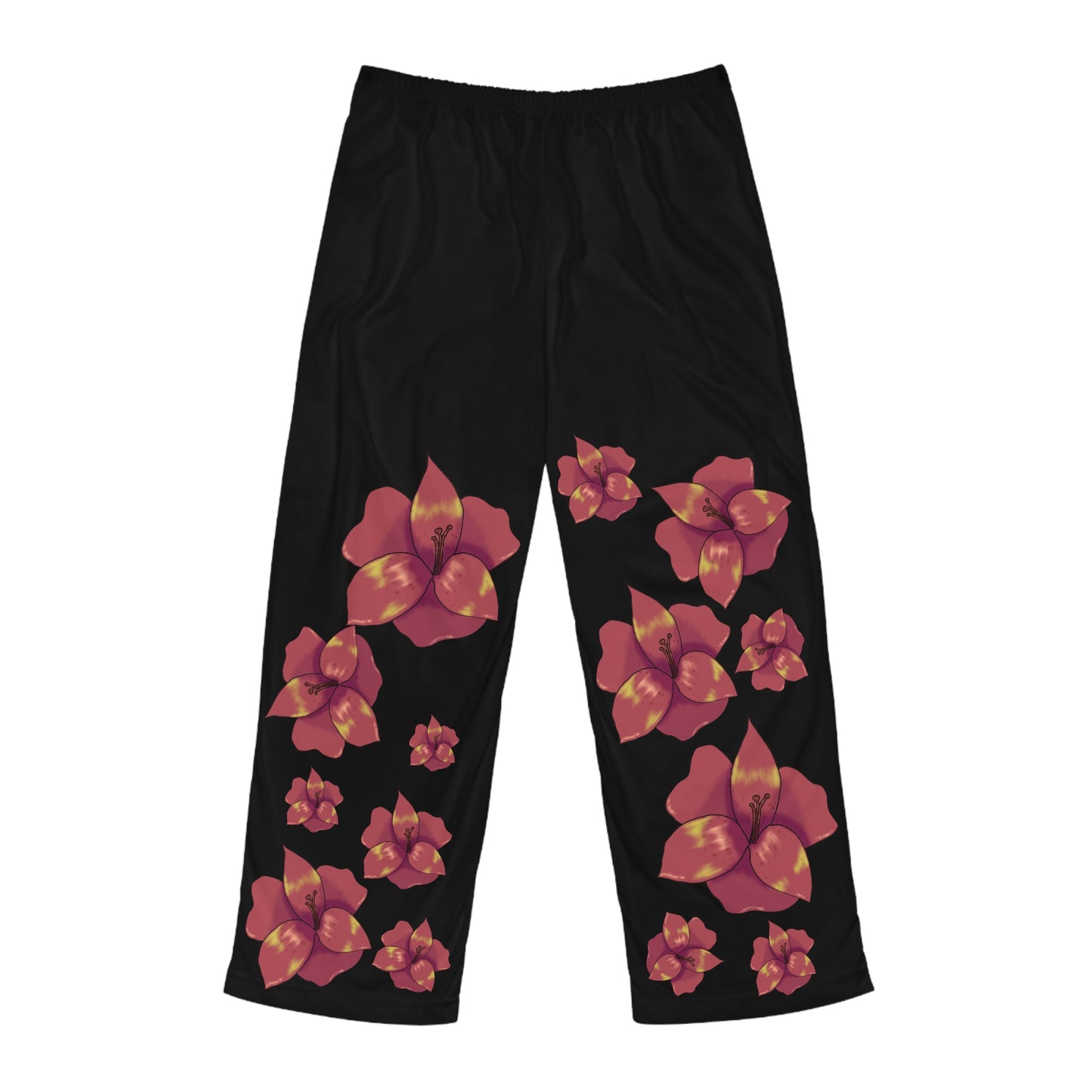 Men's Floral Pajama Pants, Relaxed Lounge Wear, Comfortable Sleep Pants, Gift for Him, Home Wear, Summer Nights, Floral Design