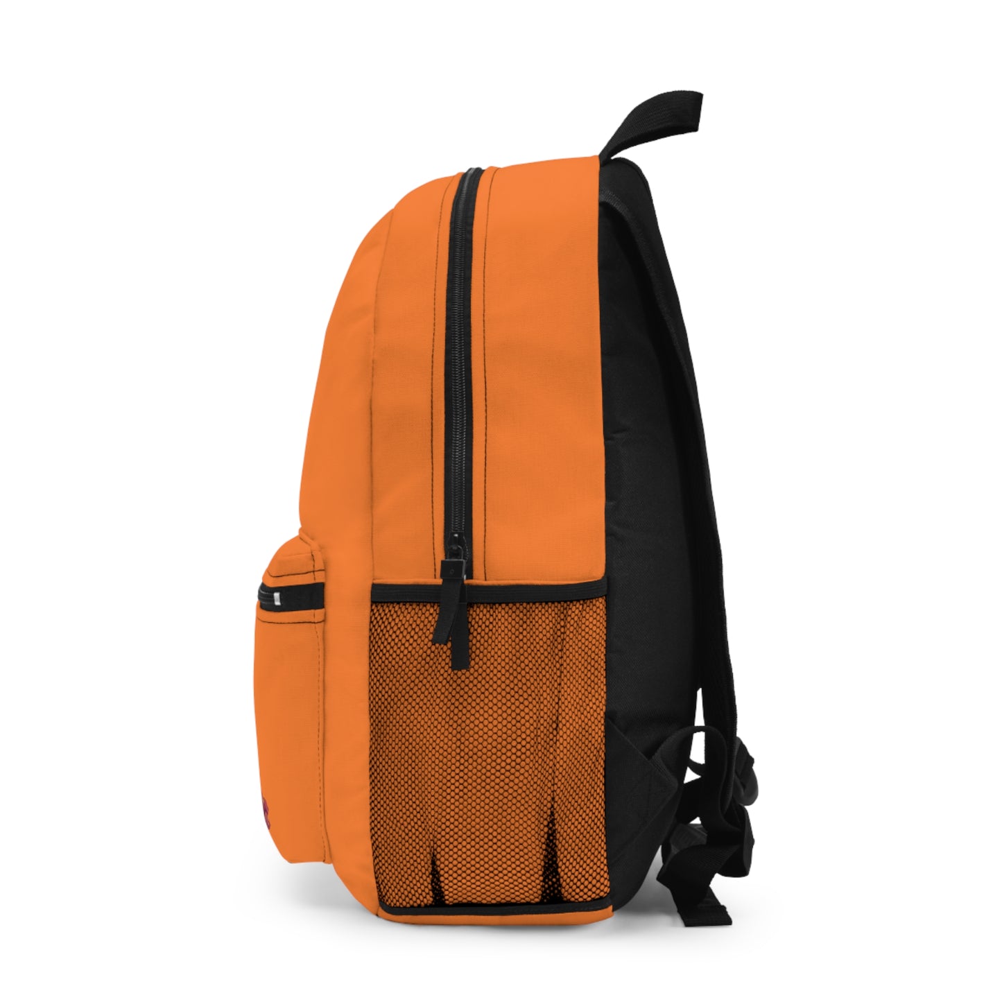Vibrant Floral Backpack for School, Travel, and Everyday Use, Stylish Orange Bag, Flower Design Backpack, Trendy Student Backpack