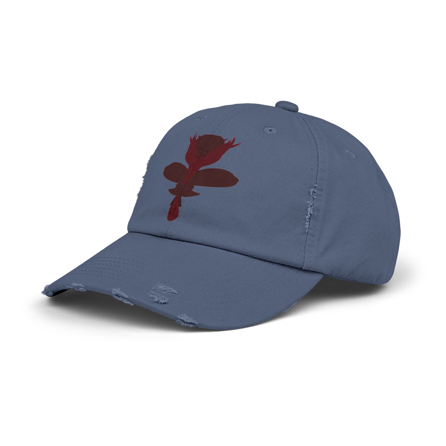 leaf Distressed Cap | Trendy Black Baseball Hat for Casual Outfits, Summer Fashion, Gift for Her, Outdoor Events, Everyday Wear